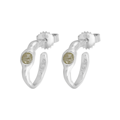 Ohrstecker Silber rosecut diamant